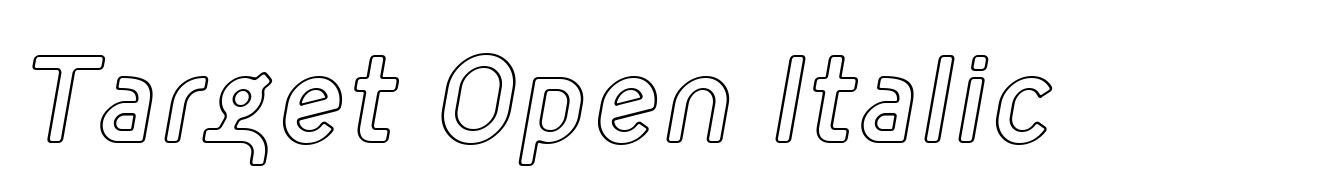 Target Open Italic